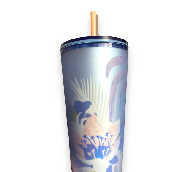 Lot of 3 Starbucks 2023 SPRING FLOWER Venti Cold Cup Tumblers | Pink Blue Floral - Picture 10 of 15